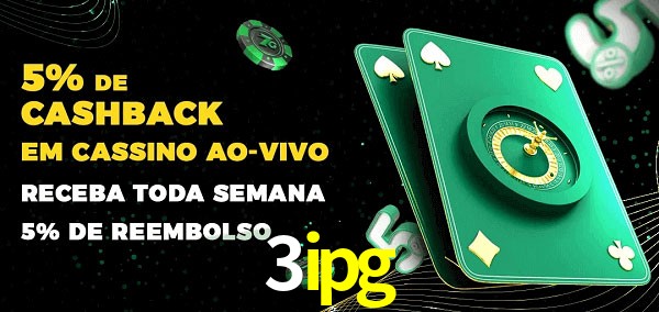 Promoções do cassino ao Vivo 3ipg